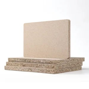 black particle board